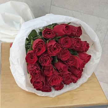 Букет из 25 красной розы